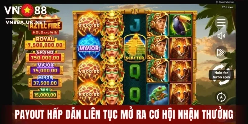 Nổ Hũ Kho Báu Aztec - Mở Cổng Thần Điện Nhận Thưởng 2026